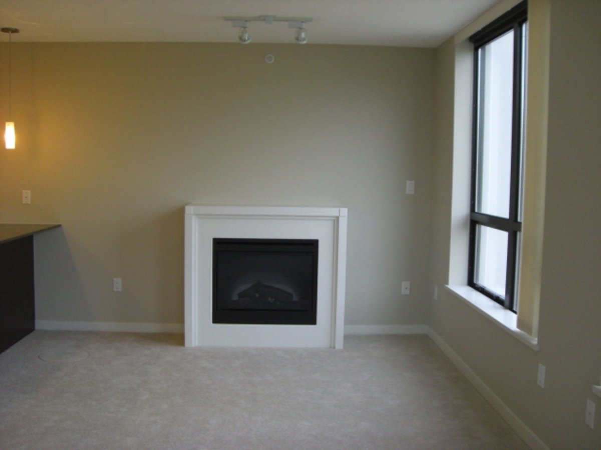 Living Room at 1002 - 2979 Glen Dr, Coquitlam Center, Coquitlam
